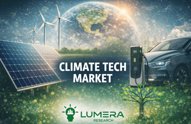 Illustration accompanying: From Carbon Crisis to Capital Boom: Climate Tech Market Outlook 2026–2036